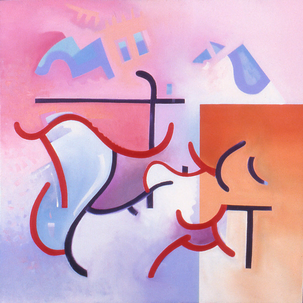 Europa and the Bull a - 36x36, oil on canvas